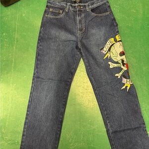 Ed Hardy Patch Jeans Mens Size 32